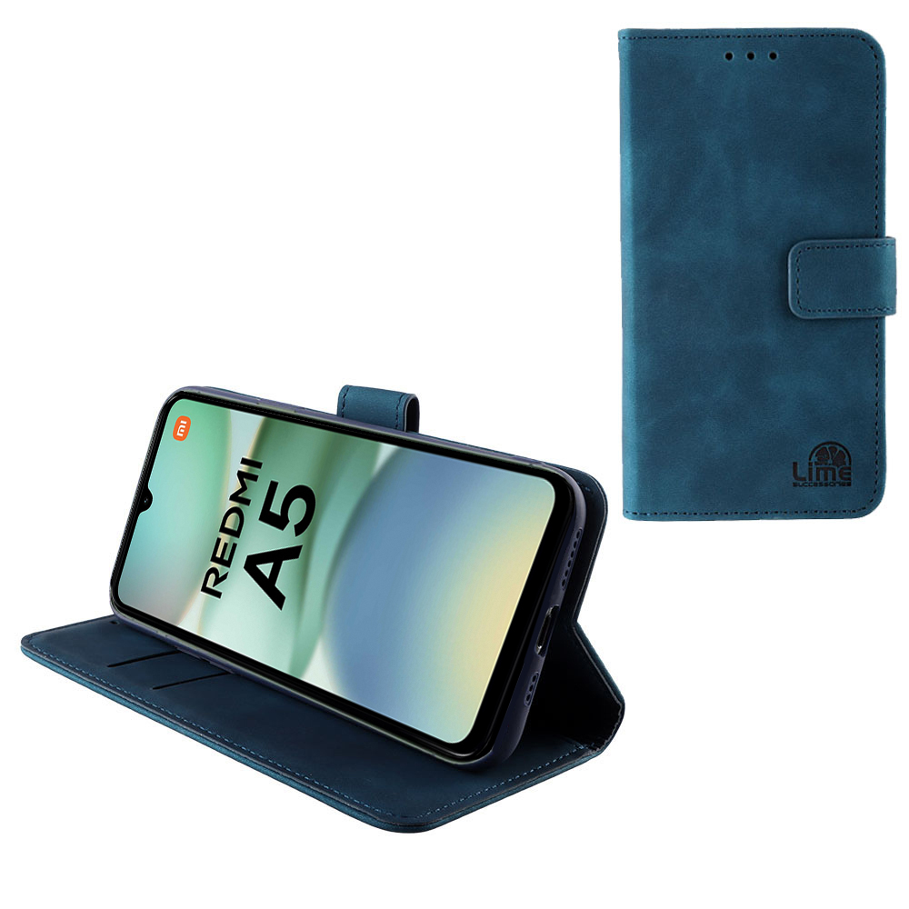 LIME ESSENTIAL ΘΗΚΗ XIAOMI REDMI A5 4G 6.88in MAGNET BOOK STAND CLIP DARK BLUE