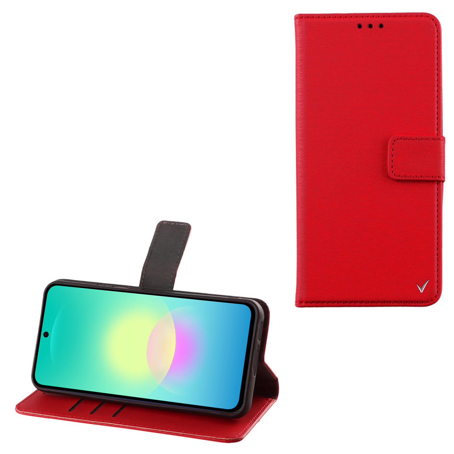 VOLTE-TEL ALLURE ΘΗΚΗ SAMSUNG A27 5G A276 6.7in MAGNET BOOK STAND CLIP RED