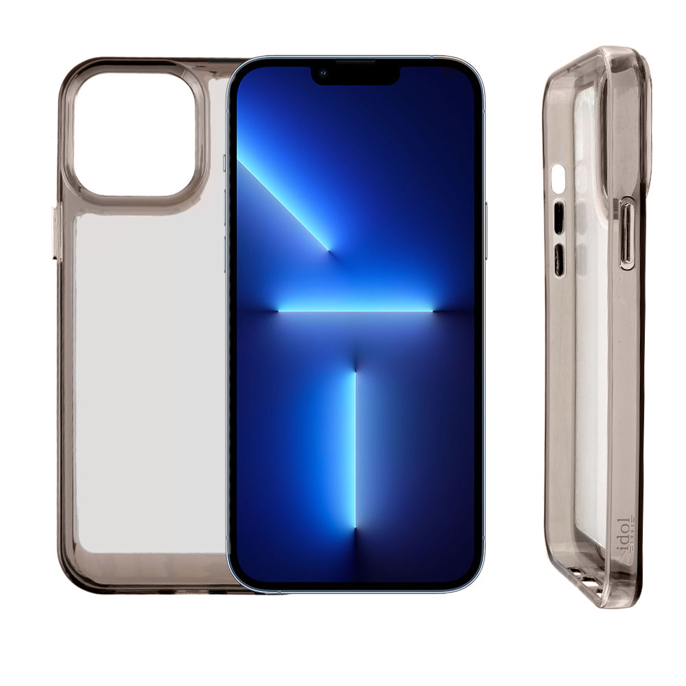 IDOL 1991 CRISTALYTE TPU ΘΗΚΗ IPHONE 13 PRO MAX 6.7in CAMERA GUARD ΔΙΑΦΑΝΗ ΓΚΡΙ