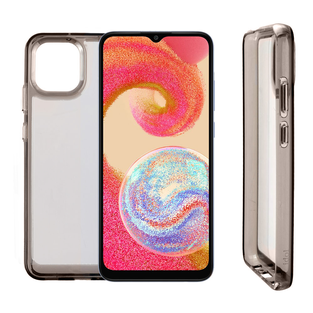 IDOL 1991 CRISTALYTE TPU ΘΗΚΗ SAMSUNG A04e A042 6.5in CAMERA GUARD ΔΙΑΦΑΝΗ ΓΚΡΙ