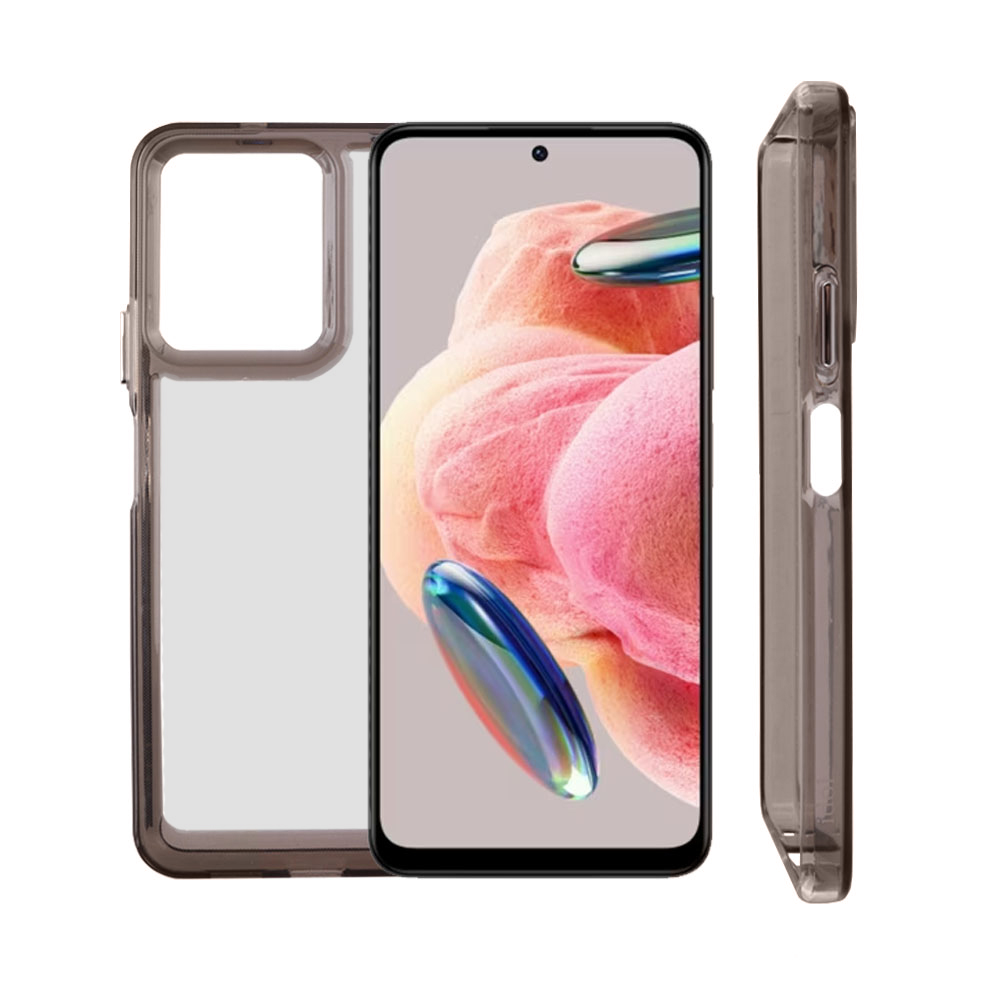 IDOL 1991 CRISTALYTE TPU ΘΗΚΗ XIAOMI REDMI NOTE 12 4G 6.67in CAMERA GUARD ΔΙΑΦΑΝΗ ΓΚΡΙ