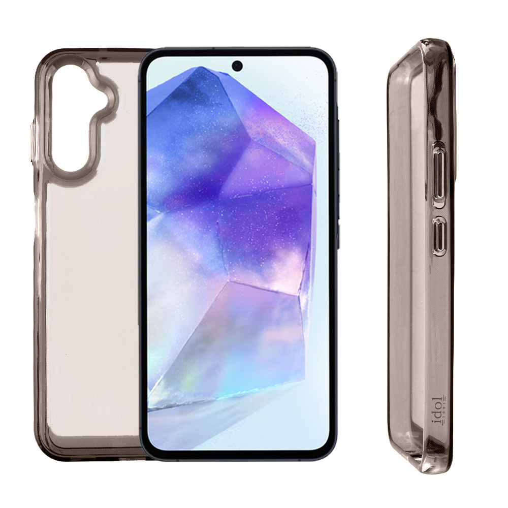 IDOL 1991 CRISTALYTE TPU ΘΗΚΗ SAMSUNG A55 5G A556 6.6in CAMERA GUARD ΔΙΑΦΑΝΗ ΓΚΡΙ