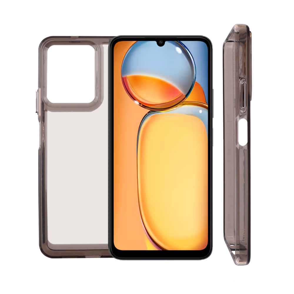 IDOL 1991 CRISTALYTE TPU ΘΗΚΗ XIAOMI REDMI 13C 4G/5G 6.74in CAMERA GUARD ΔΙΑΦΑΝΗ ΓΚΡΙ
