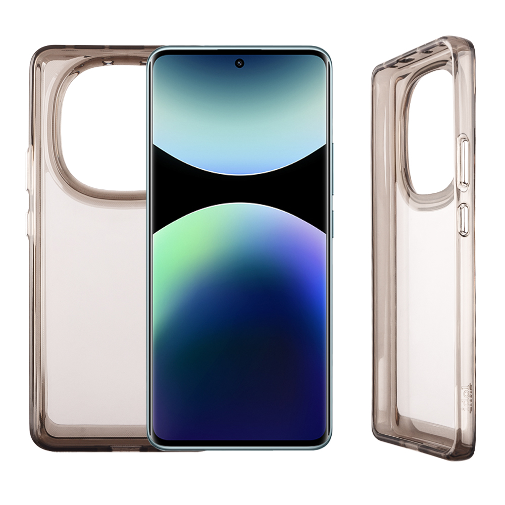 IDOL 1991 CRISTALYTE TPU ΘΗΚΗ XIAOMI REDMI NOTE 14 PRO PLUS 5G 6.67in CAMERA GUARD ΔΙΑΦΑΝΗ ΓΚΡΙ