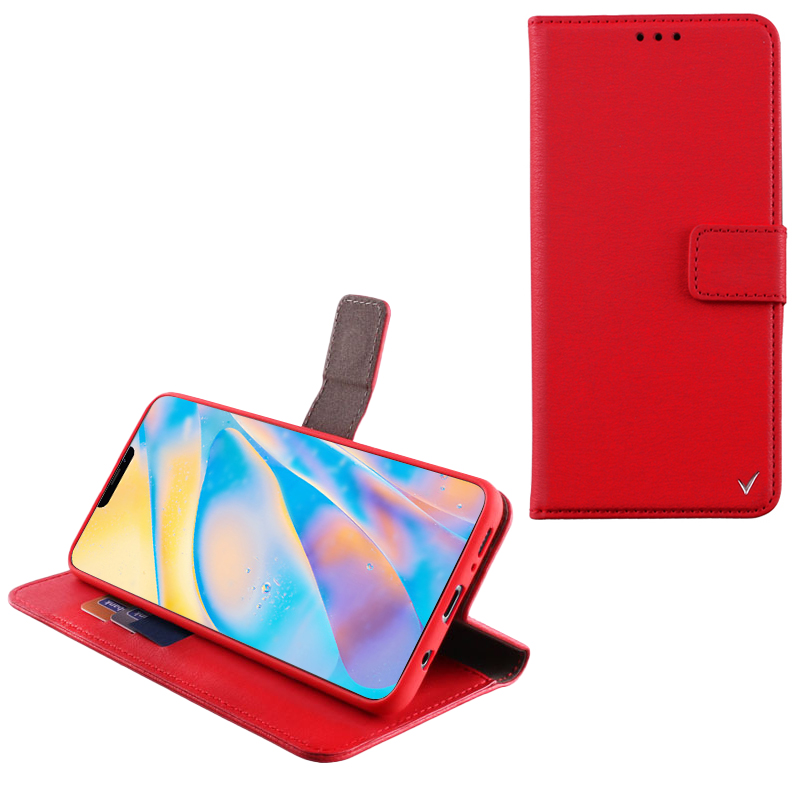 VOLTE-TEL ALLURE ΘΗΚΗ IPHONE 12 MINI 5.4in MAGNET BOOK STAND CLIP RED