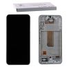 SAMSUNG A34 A346 ΟΘΟΝΗ+TOUCH SCREEN + LENS + FRAME GH82-31201B SILVER ORIGINAL SERVICE PACK