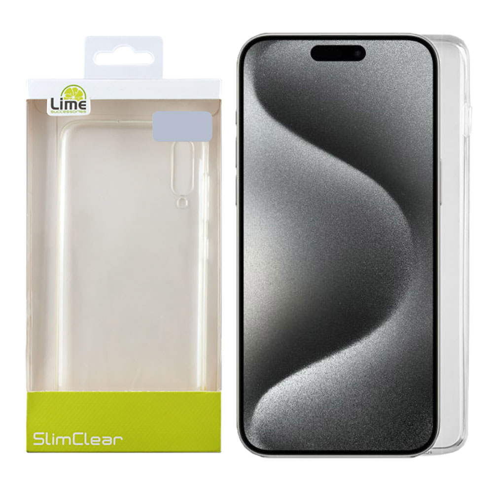 LIME ΘΗΚΗ IPHONE 15 6.1" SLIMCLEAR TPU CAMERA GUARD ΔΙΑΦΑΝΗ