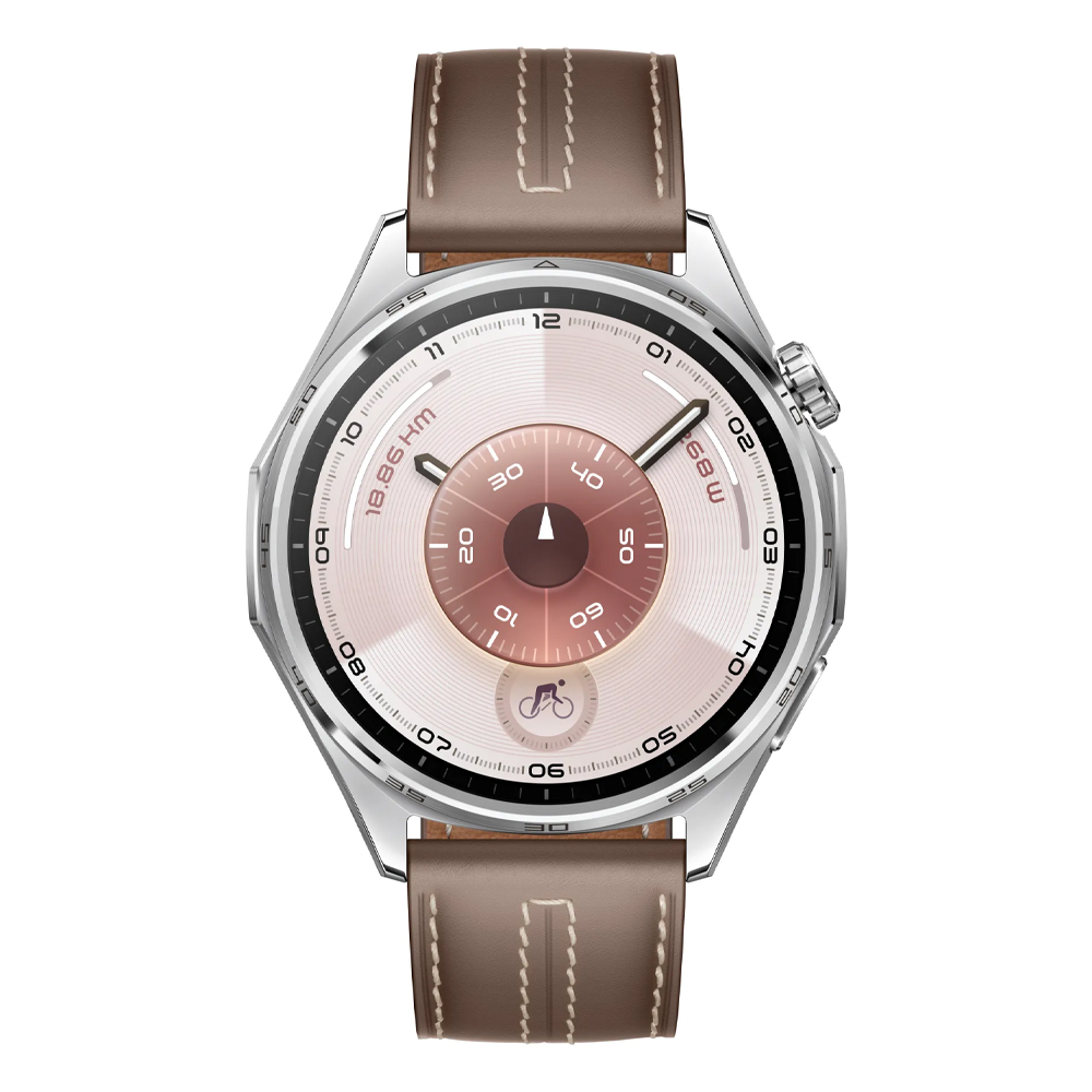 SMART WATCH HUAWEI GT 6 46MM 1.47in 55020FTW ΑΔΙΑΒΡΟΧΟ (GREY LEATHER STRAP) GR