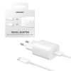 TRAVEL SAMSUNG EP-TA800XWEGWW TYPE C 5V 3A/9V 2.77A/11V 2.25A 25W FAST CHARGE+USB DATA TYPE C TO TYPE C WHITE PACKING OR