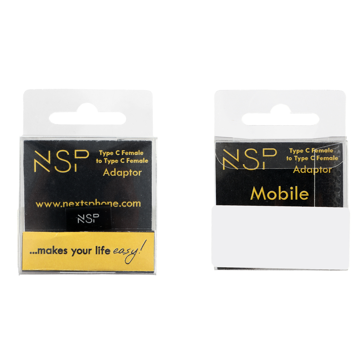 NSP ΜΕΤΑΤΡΟΠΕΑΣ TYPE C FEMALE TO TYPE C FEMALE 80GBPS 240W 48V 5A ALUMINIUM BLACK - Image 9