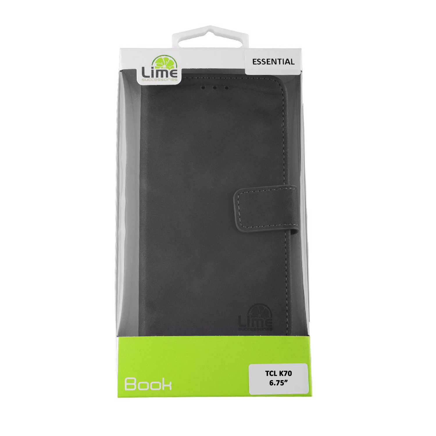 LIME ESSENTIAL ΘΗΚΗ TCL K70 6.75in MAGNET BOOK STAND CLIP GREY - Image 5