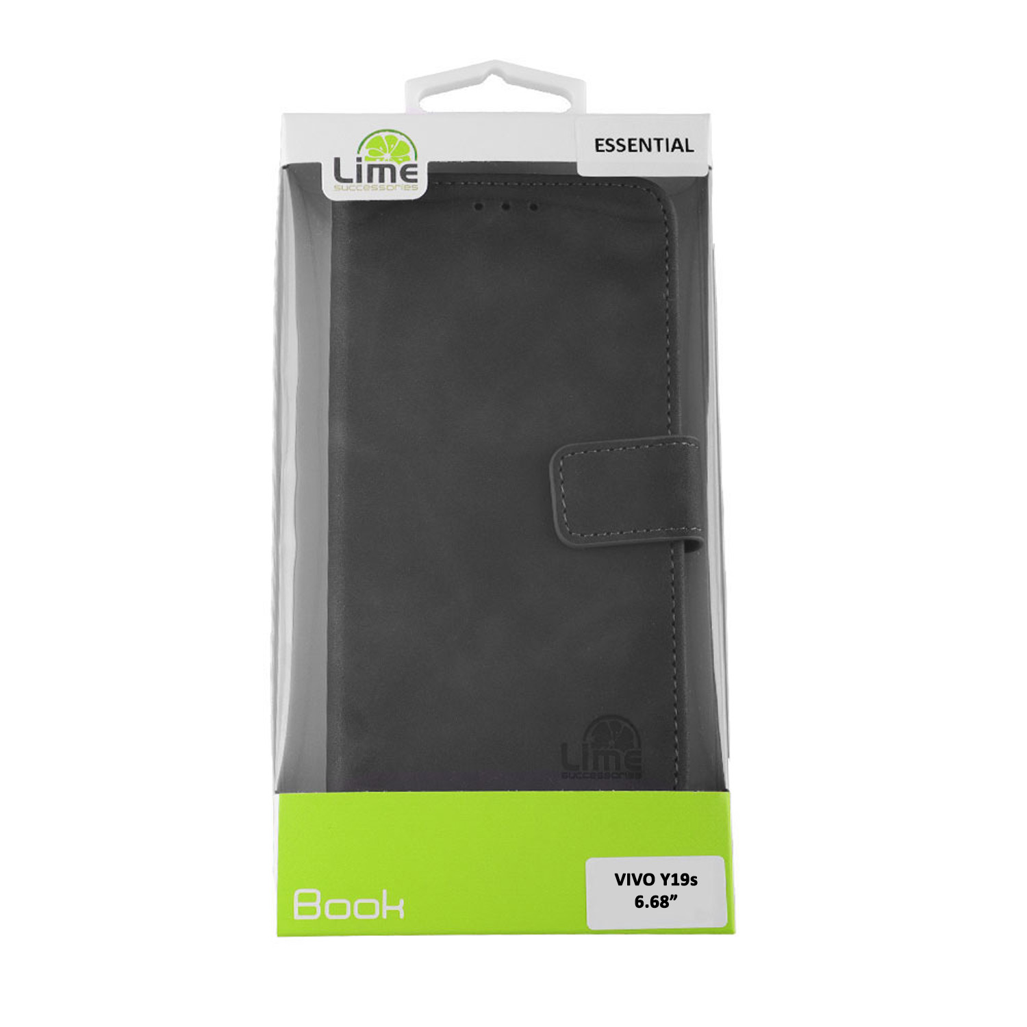 LIME ESSENTIAL ΘΗΚΗ VIVO Y19s 6.68in MAGNET BOOK STAND CLIP GREY - Image 5