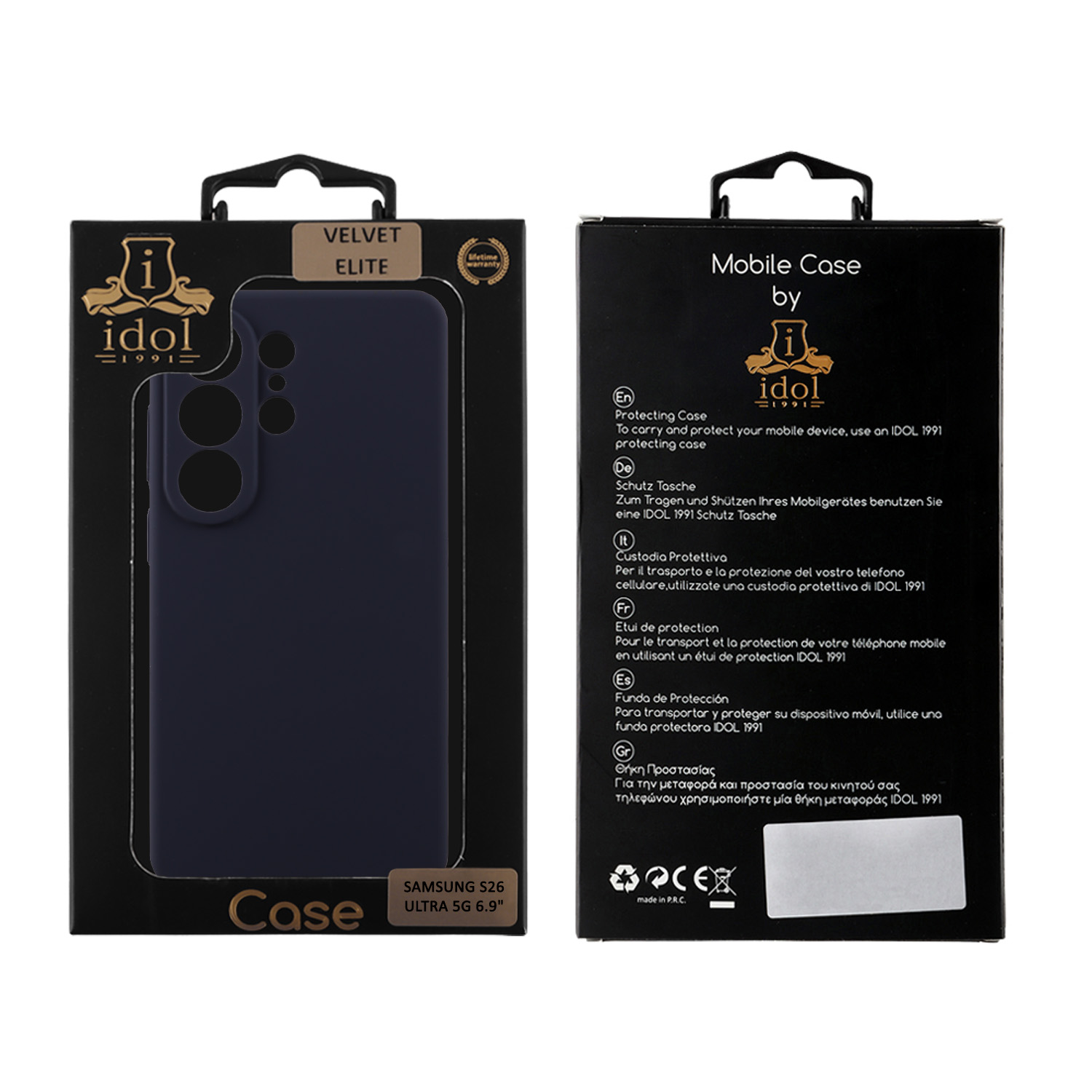 IDOL 1991 VELVET ELITE TPU ΘΗΚΗ SAMSUNG S26 ULTRA 5G S948 6.9in 4 SIDE FULL CAMERA PROTECTION BLUE - Image 8