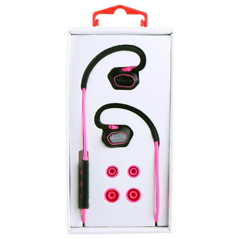 matshop.gr - VOLTE-TEL BLUETOOTH STEREO HANDS FREE V SOUND SPORT VT600 PINK