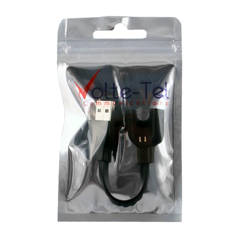 matshop.gr - VOLTE-TEL ΚΑΛΩΔΙΟ ΦΟΡΤΙΣΗΣ USB ΓΙΑ XIAOMI WATCH MI BAND 3 BLACK