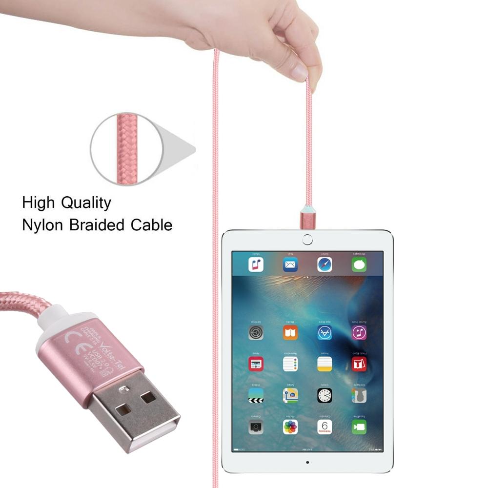 matshop.gr - VOLTE-TEL TYPE C USB ΦΟΡΤΙΣΗΣ-DATA MAGNETIC BRAIDED VCD07 2.1A 1m ROSE-GOLD