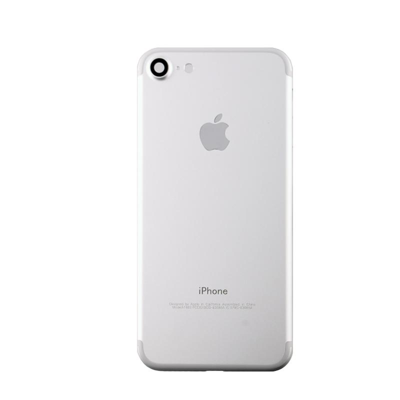 matshop.gr - IPHONE 7 4.7" BATTERY COVER WHITE +SIDE KEYS+SIM HOLDER 3P OR