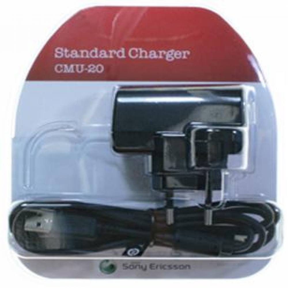 matshop.gr - TRAVEL SONY ERICSSON CMU-20 X1/J132 (mini USB) 700mA BLACK PACKING OR