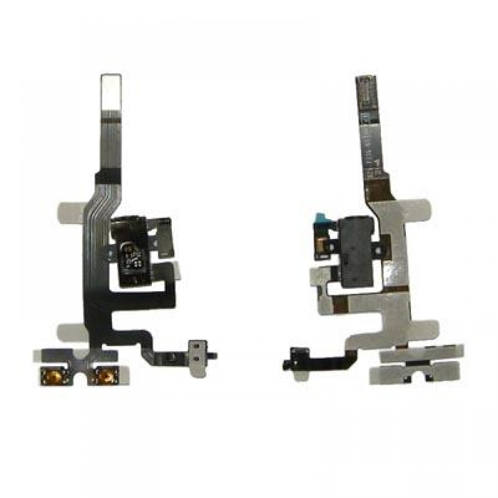 matshop.gr - IPHONE 4S ΚΑΛΩΔΙΟ FLEX HANDS FREE + SIDE KEYS BLACK 3P OR