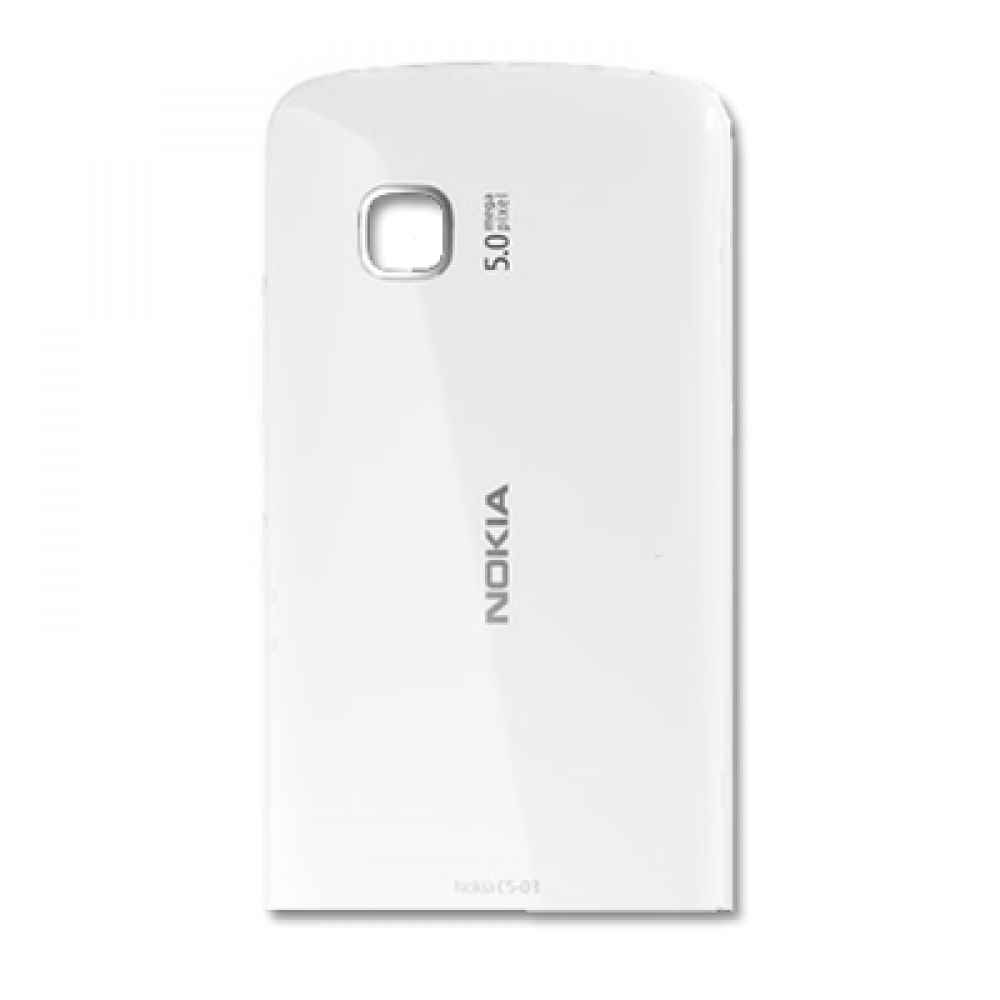matshop.gr - NOKIA C5-03 BATTERY COVER WHITE