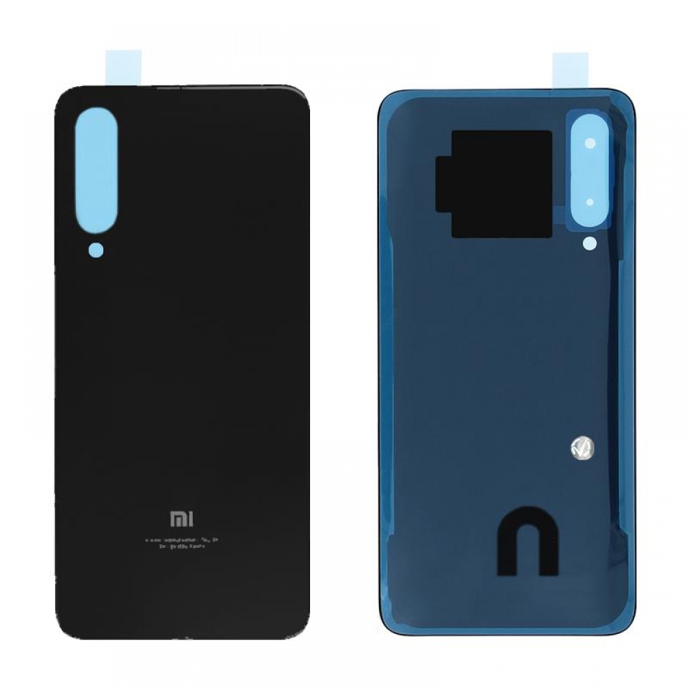 matshop.gr - XIAOMI MI 9 BATTERY COVER BLACK 3P OR