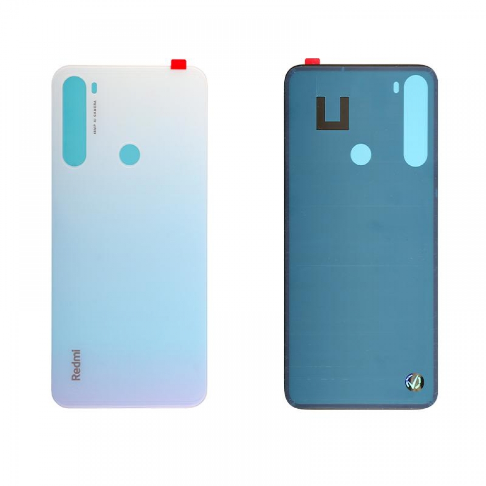matshop.gr - XIAOMI REDMI NOTE 8 BATTERY COVER WHITE 3P OR