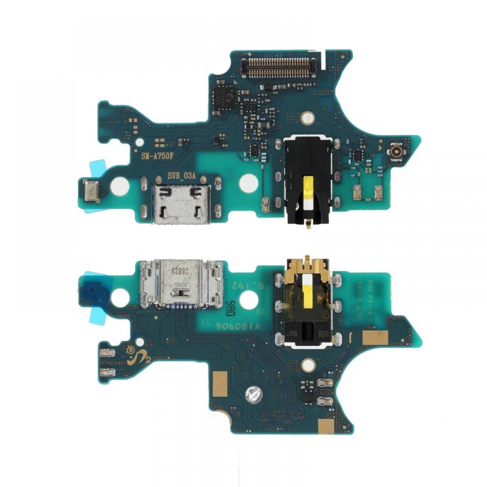 matshop.gr - SAMSUNG A7 A750 (MICRO USB) ΠΛΑΚΕΤΑ ΚΟΝΕΚΤΟΡΑ ΦΟΡΤΙΣΗΣ+AUDIO JACK+ΕΠΑΦΗ ΚΕΡΑΙΑΣ-ΜΙΚΡΟΦΩΝΟ 3P OR