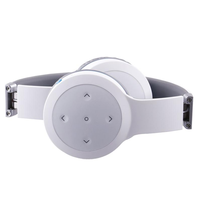 matshop.gr - VOLTE-TEL STEREO BLUETOOTH HEADPHONES V SOUND PRO VT900 WHITE-GREY-BLUE