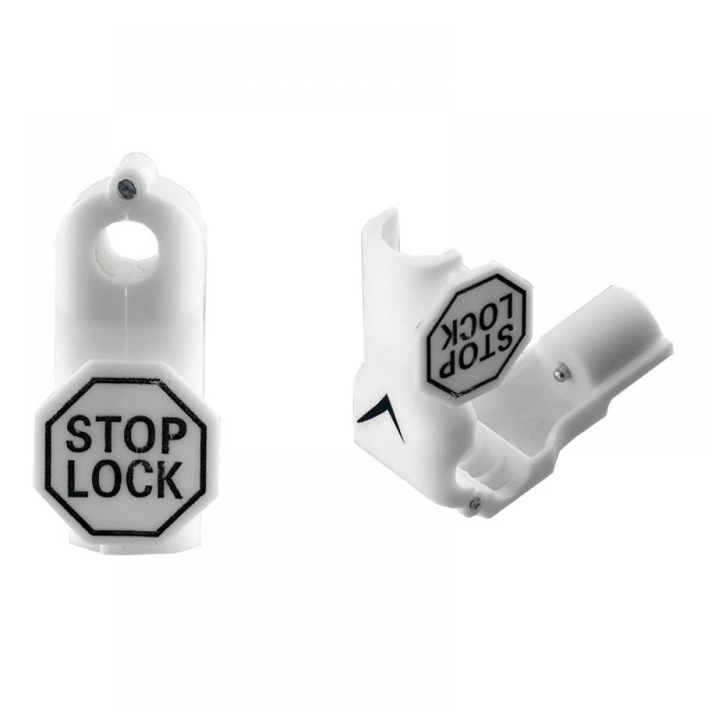 matshop.gr - ΑΝΤΙΚΛΕΠΤΙΚΗ ΑΣΦΑΛΕΙΑ ΓΑΝΤΖΟΥ STOP LOCK 6mm WHITE VOLTE-TEL