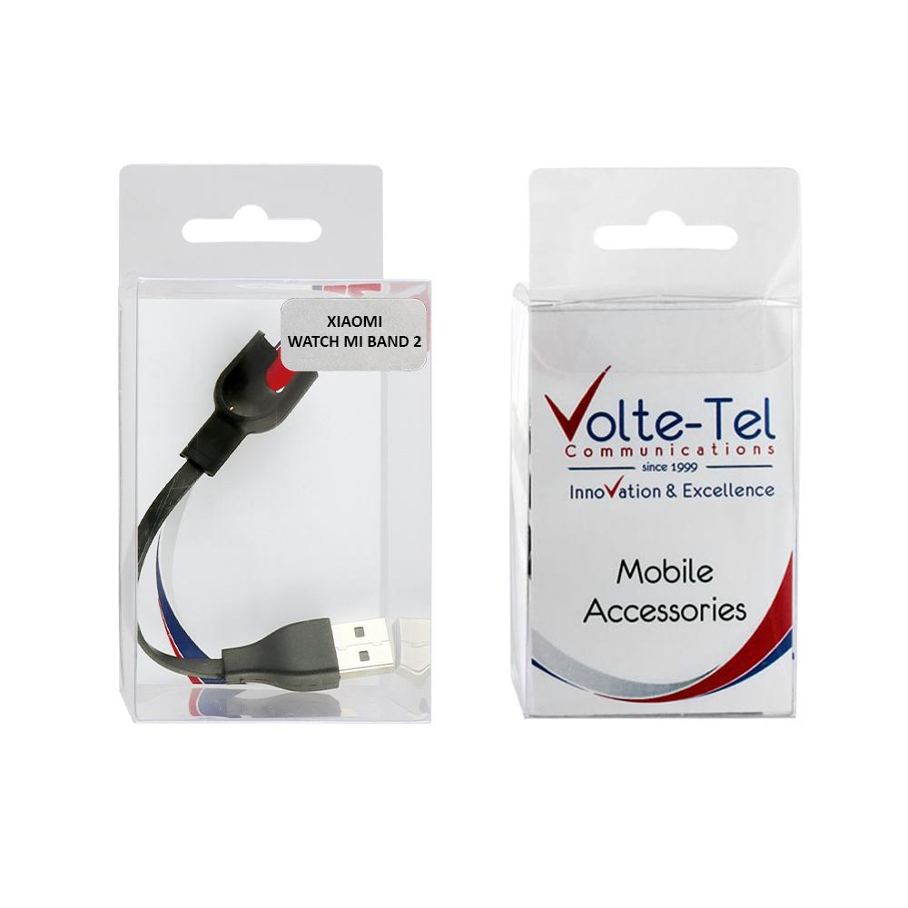 matshop.gr - VOLTE-TEL ΚΑΛΩΔΙΟ ΦΟΡΤΙΣΗΣ USB ΓΙΑ XIAOMI WATCH MI BAND 2 BLACK