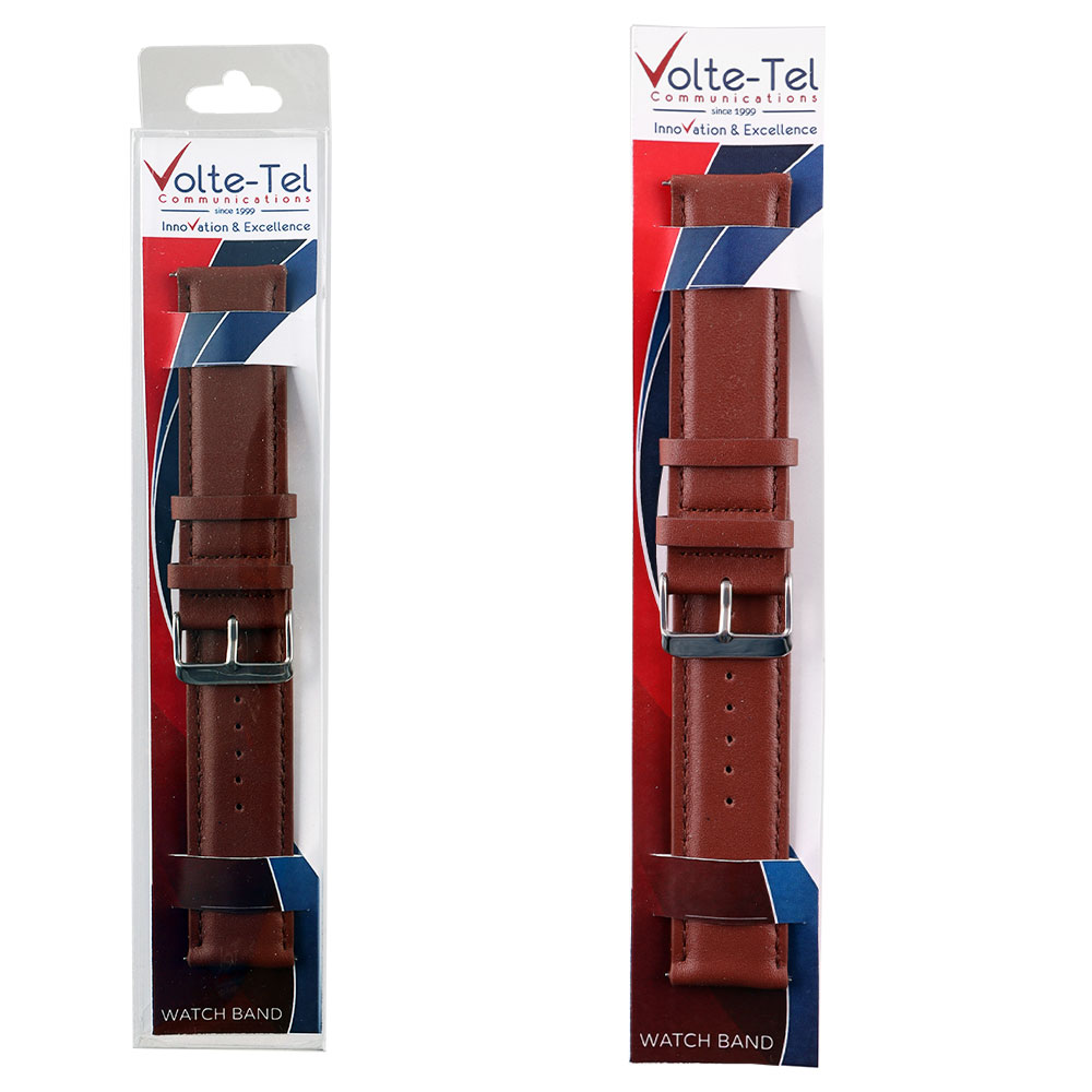 matshop.gr - VOLTE-TEL ΛΟΥΡΑΚΙ ΡΟΛΟΓΙΟΥ ΔΕΡΜΑΤΙΝΟ UNIVERSAL 22mm FRONTIER BROWN