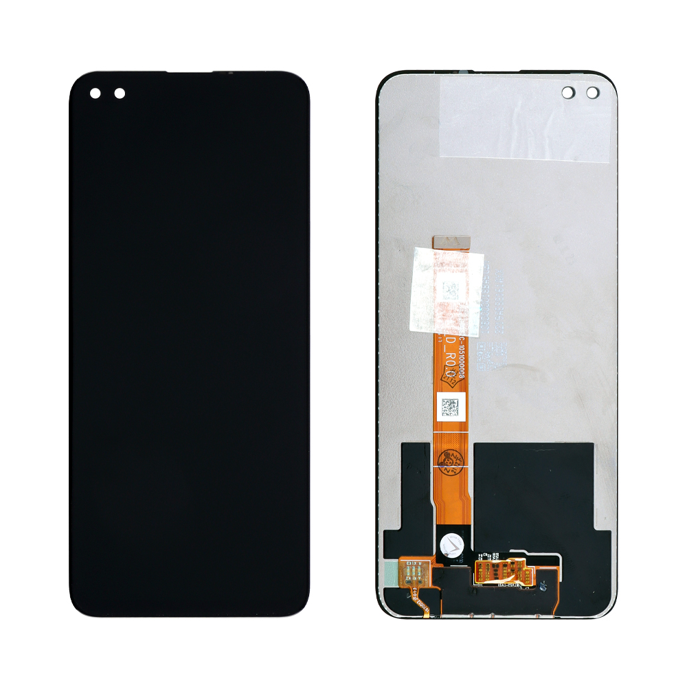 matshop.gr - REALME X3 SUPERZOOM/X50 5G ΟΘΟΝΗ + TOUCH SCREEN + LENS BLACK 3P OR