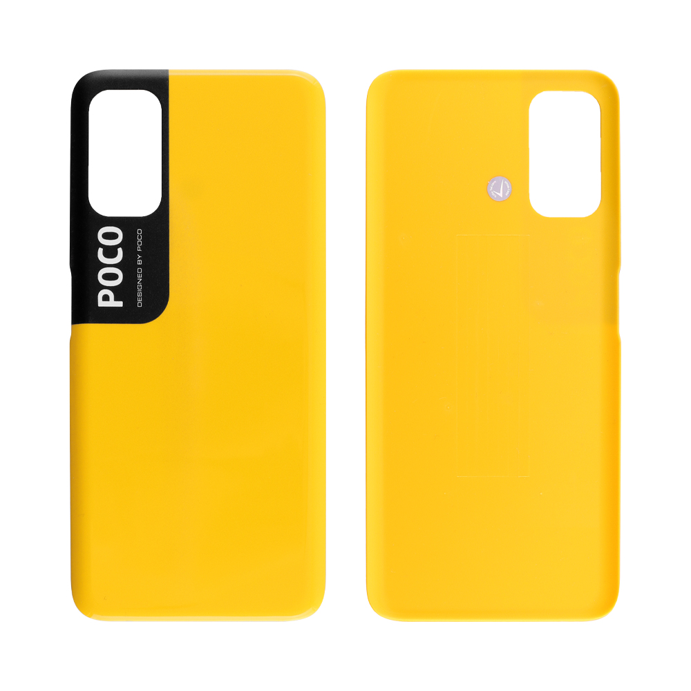 matshop.gr - XIAOMI POCO M3 PRO BATTERY COVER YELLOW 3P OR