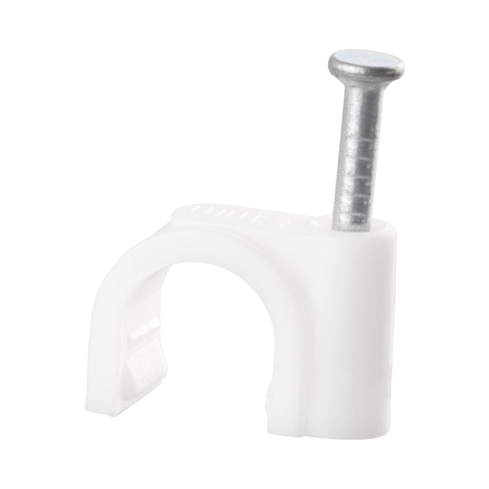 matshop.gr - HYPER-FIX ΡΟΚΑ ΓΙΑ ΔΙΑΜΕΤΡΟ ΚΑΛΩΔΙΟΥ 10mm ΥΨΟΣ 11.4mm - ΚΑΡΦΙ 2.30x23mm ΑΣΠΡΟ - ΚΟΥΤΙ 100 ΤΕΜ