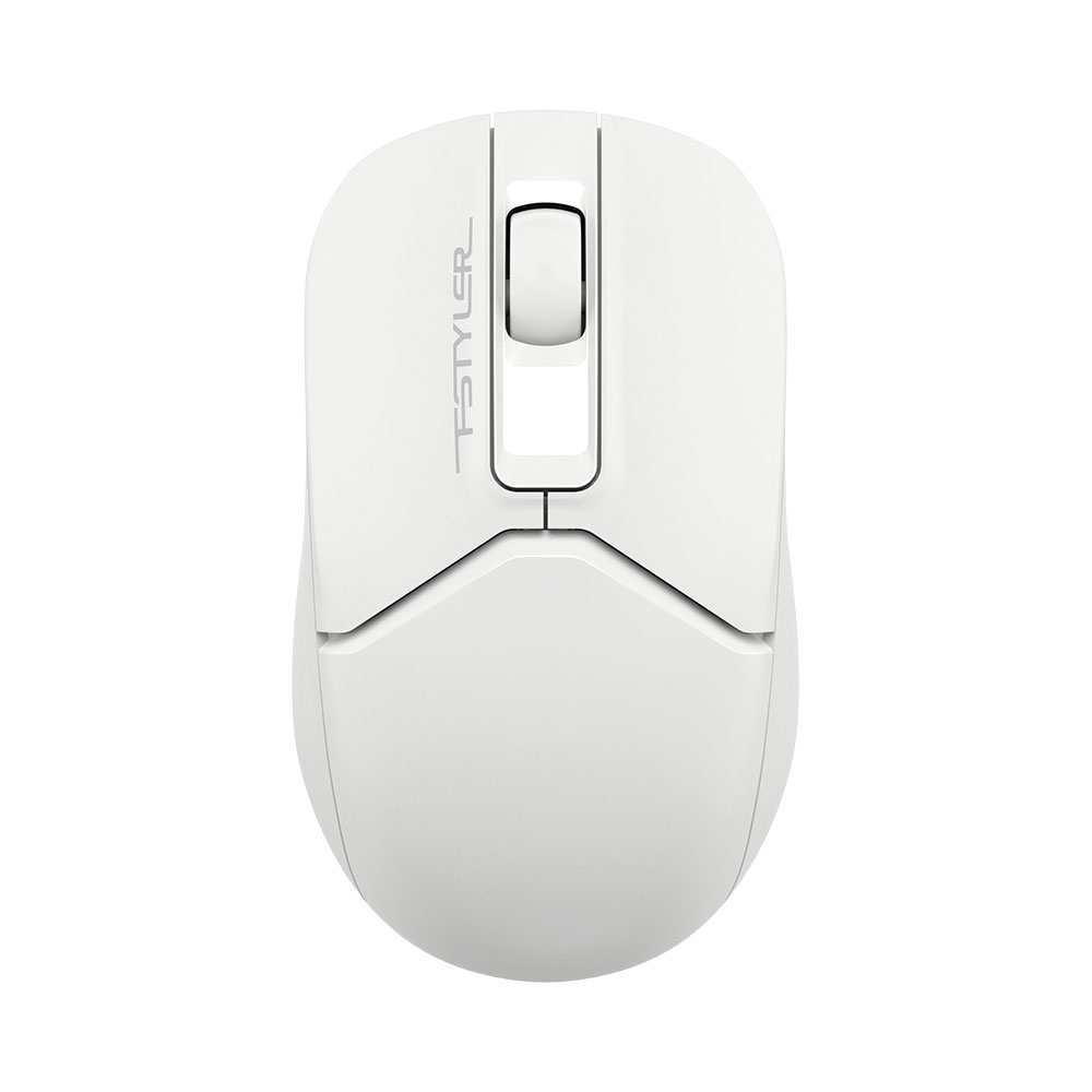 matshop.gr - A4 TECH FSTYLER BLUETOOTH/ΑΣΥΡΜΑΤΟ ΠΟΝΤΙΚΙ FB12S WIRELESS 2.4G MOUSE 1200 DPI ΑΘΟΡΥΒΟ CLICK WHITE GR