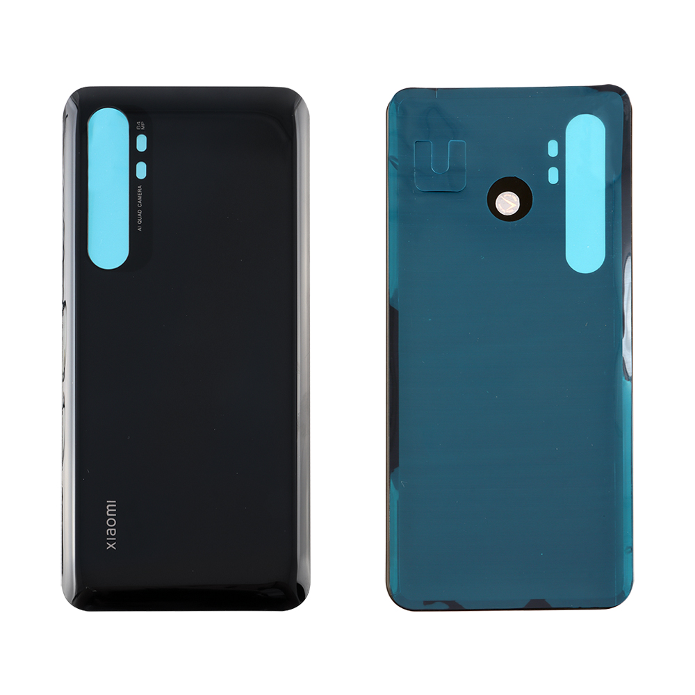 matshop.gr - XIAOMI MI NOTE 10 LITE BATTERY COVER BLACK 3P OR