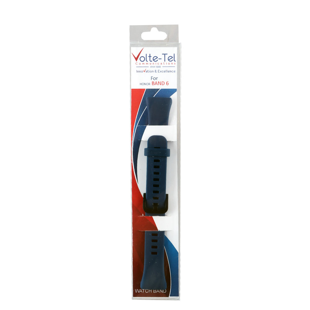 matshop.gr - VOLTE-TEL ΛΟΥΡΑΚΙ ΣΙΛΙΚΟΝΗΣ HUAWEI HONOR BAND 6 DARK BLUE