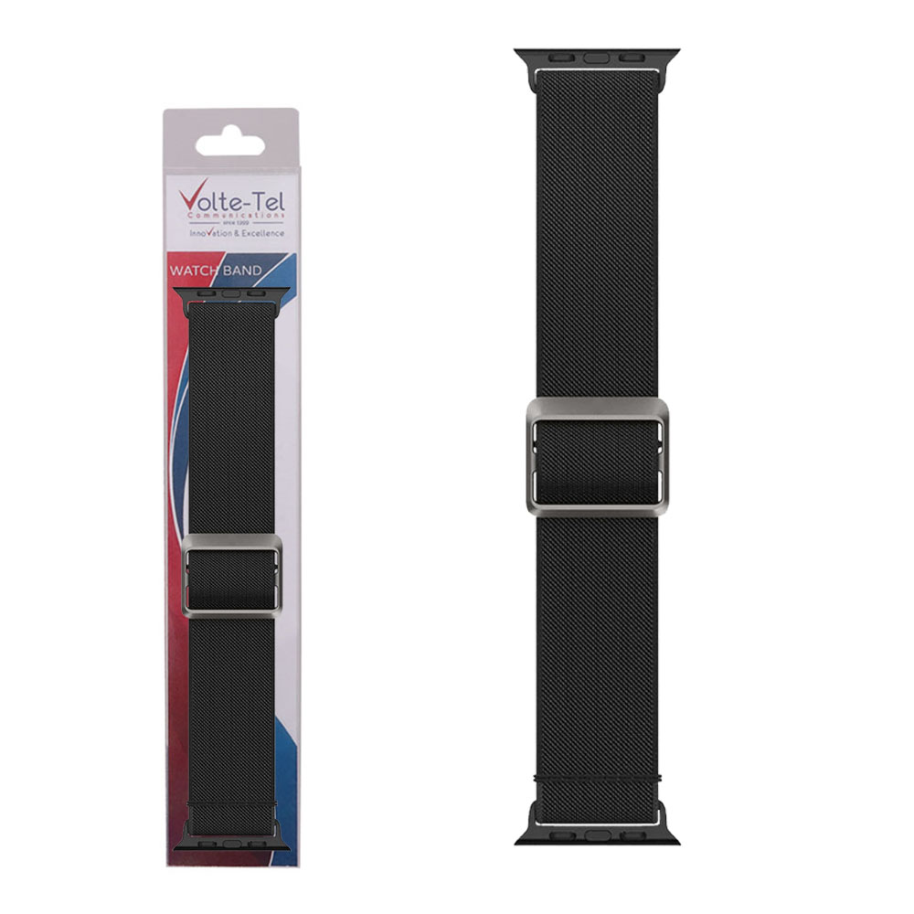 matshop.gr - VOLTE-TEL ΛΟΥΡΑΚΙ ΡΟΛΟΓΙΟΥ APPLE WATCH 38/40/41mm LITE FIT BLACK VT103