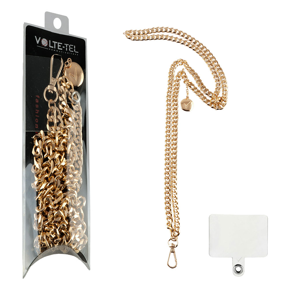 matshop.gr - VOLTE-TEL NECK STRAP - ΑΛΥΣΙΔΑ ΛΑΙΜΟΥ ΓΙΑ ΘΗΚΕΣ GOLD VT400