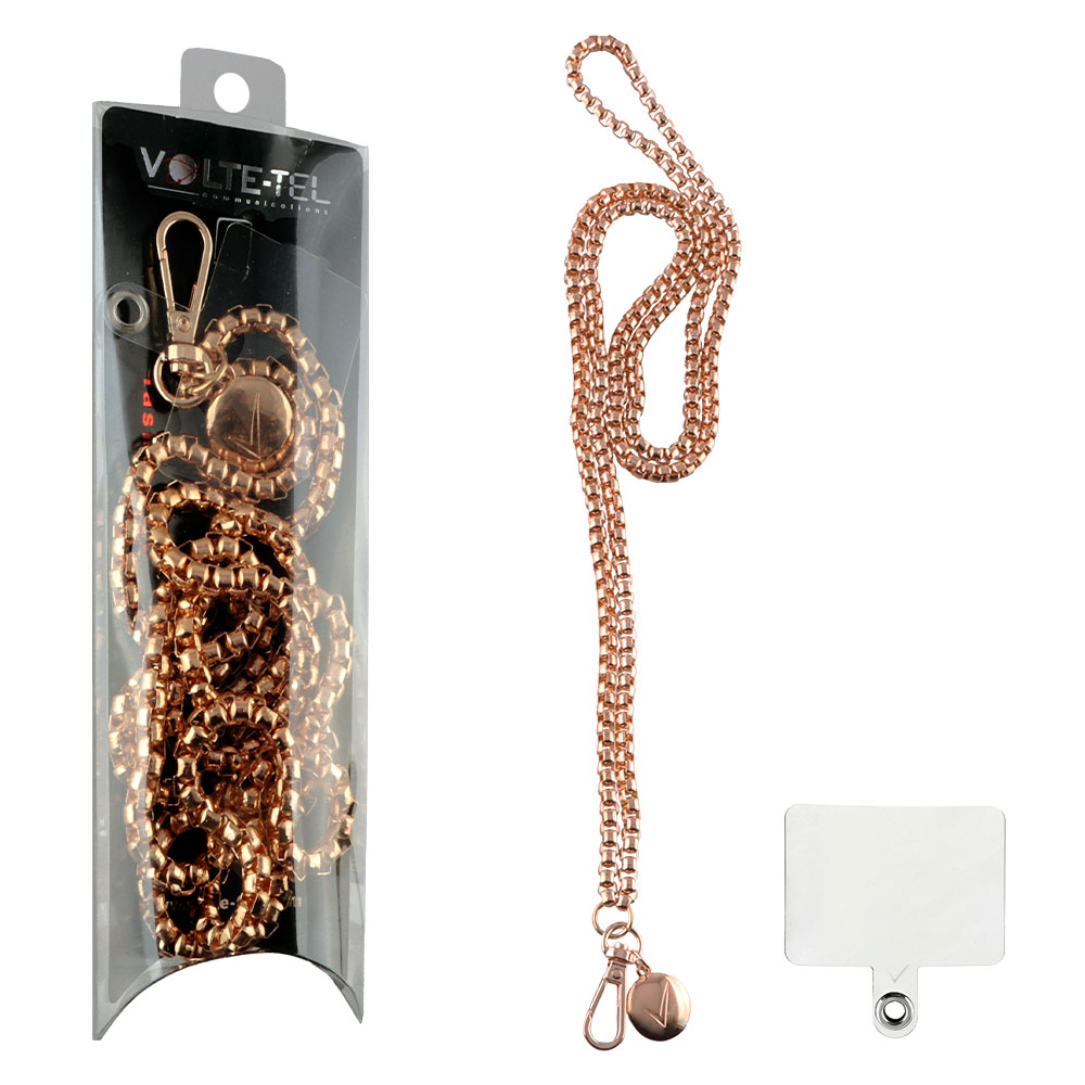 matshop.gr - VOLTE-TEL NECK STRAP - ΑΛΥΣΙΔΑ ΛΑΙΜΟΥ ΓΙΑ ΘΗΚΕΣ GOLD VT405
