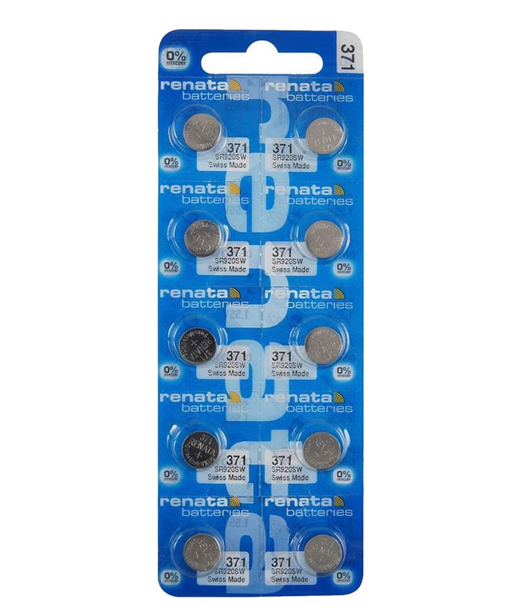 matshop.gr - RENATA ΜΠΑΤΑΡΙΕΣ ΡΟΛΟΓΙΟΥ LR69/ AG6/LR920/371/SR69 1.55V SILVER OXIDE 1 ΤΕΜ. 10/BLISTER