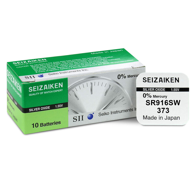 matshop.gr - SEIZAIKEN SEIKO ΜΠΑΤΑΡΙΕΣ ΡΟΛΟΓΙΟΥ SR68 /373/SR916SW/V373 1.55V SILVER OXIDE 1 ΤΕΜ/BLISTER