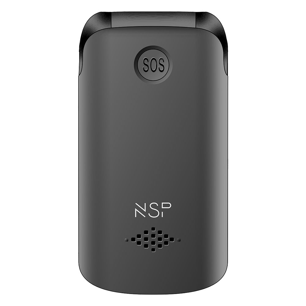 ΚΙΝΗΤΟ ΜΕ ΠΛΗΚΤΡΑ NSP 2700DS 2G FLIP 2.8" 128MB/64MB DUAL SIM RADIO-MP3/MP4 SOS BUTTON BLACK GR