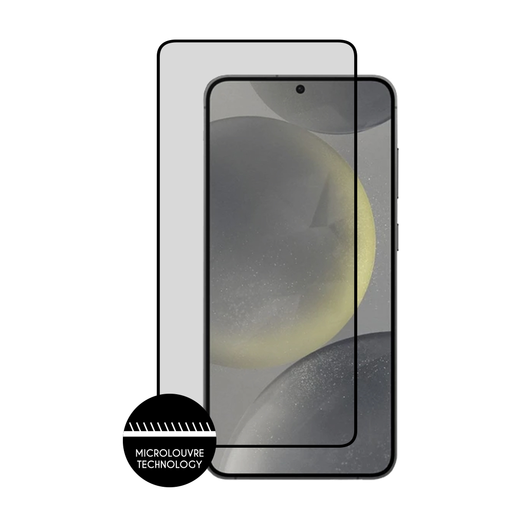 IDOL 1991 PRIVACY ANTISPY TEMPERED GLASS SAMSUNG S25 5G 6.2in 9H 0.2mm 3D SEMI CURVED EDGE GLUE FINGER UNLOCK BLACK - Image 6