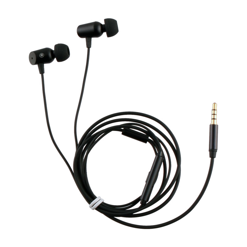HANDS FREE STEREO ZOPO ER17B UNIVERSAL 3.5mm ALUMINIUM BLACK 1.2M PACKING OR - Image 3