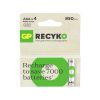 GP ΜΠΑΤΑΡΙΕΣ ΕΠΑΝΑΦΟΡΤΙΖΟΜΕΝΕΣ AAA/HR03 1.2V 850mAh Ni-MH RECYKO READY TO USE 4/BLISTER