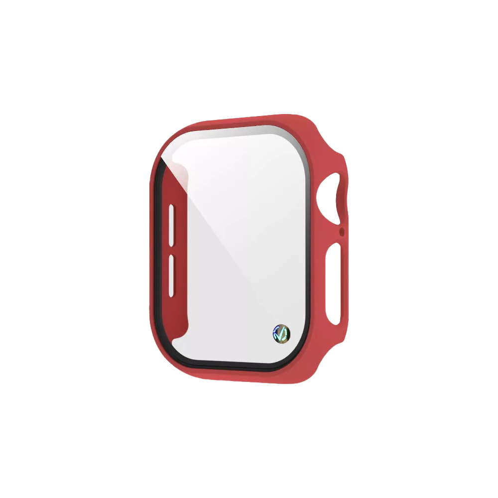 VOLTE-TEL PC EDGE COVER TEMPERED GLASS APPLE WATCH 10/ WATCH 11 42mm 1.77in 9H 0.30mm WITH KEY 3D FULL GLUE FULL COVER BURGUNDY - Image 4