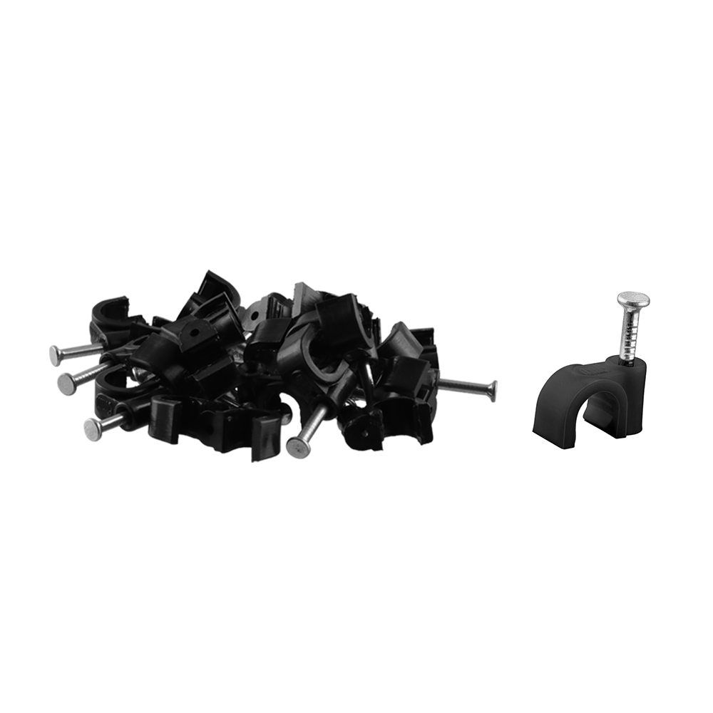 HYPER-FIX ΡΟΚΑ ΓΙΑ ΔΙΑΜΕΤΡΟ ΚΑΛΩΔΙΟΥ 8mm ΥΨΟΣ 9.7mm - ΚΑΡΦΙ 1.80x18mm ΜΑΥΡΟ - KOYTI 100 ΤΕΜ - Image 3