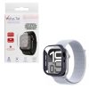 VOLTE-TEL PC EDGE COVER TEMPERED GLASS APPLE WATCH 10/ WATCH 11 46mm 1.96in 9H 0.30mm WITH KEY 3D FULL GLUE FULL COVER MIDNIGHT