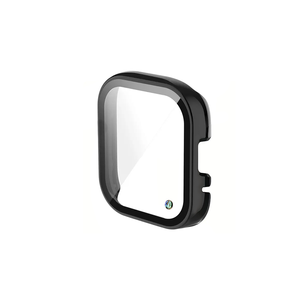 VOLTE-TEL PC EDGE COVER TEMPERED GLASS XIAOMI REDMI WATCH 3 ACTIVE 1.75in 9H 0.30mm WITH KEY 3D FULL GLUE FULL COVER BLACK - Image 4